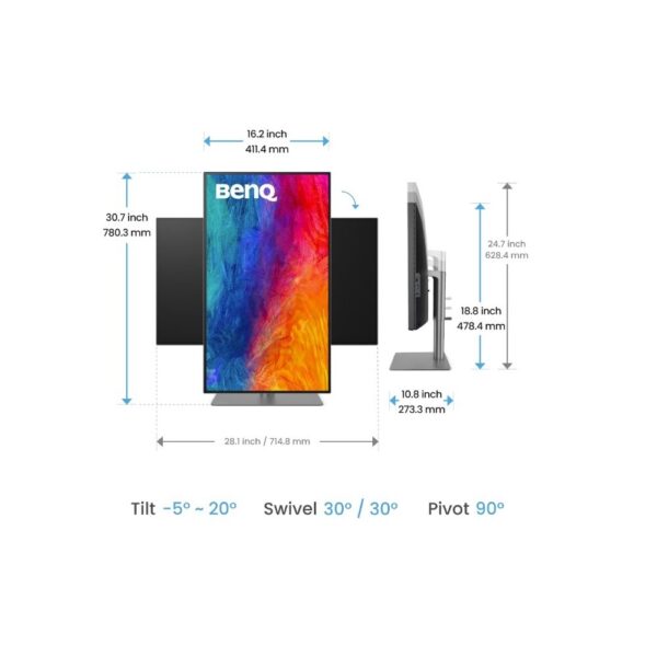 benq pd3225u 4k designer monitor (32")