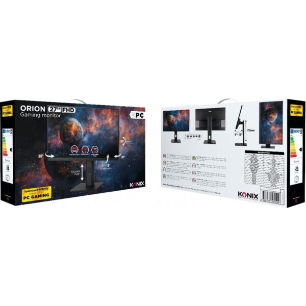 konix orion 27" gaming monitor (3328170300520)