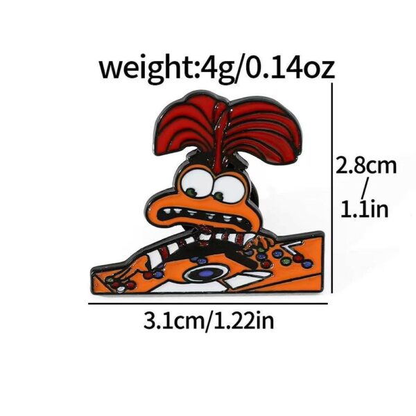 inside out 2 anxiety enamel pin