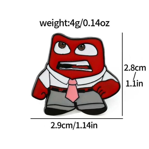 inside out 2 anxiety enamel pin