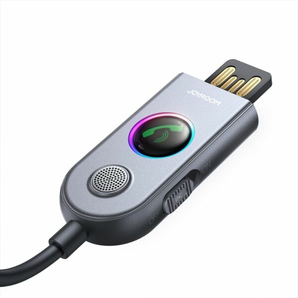 joyroom jr cb6 car b series enc wireless receiver dark gray