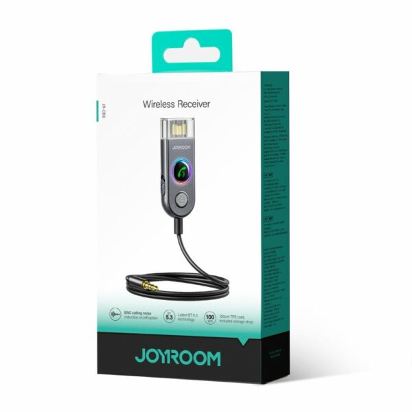 joyroom jr cb6 car b series enc wireless receiver dark gray