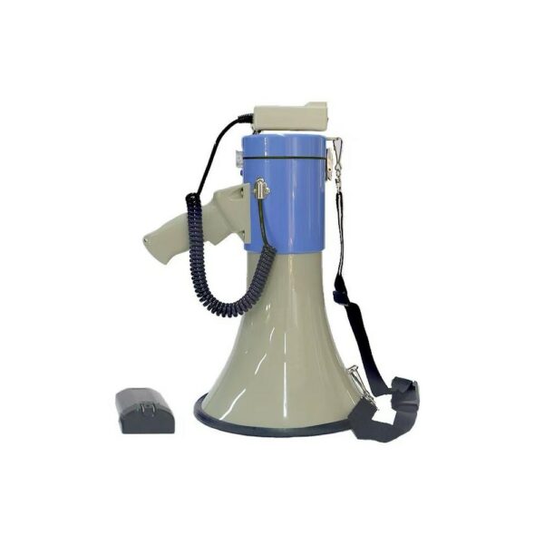 megaphone with siren bullhorn