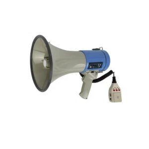 megaphone with siren bullhorn