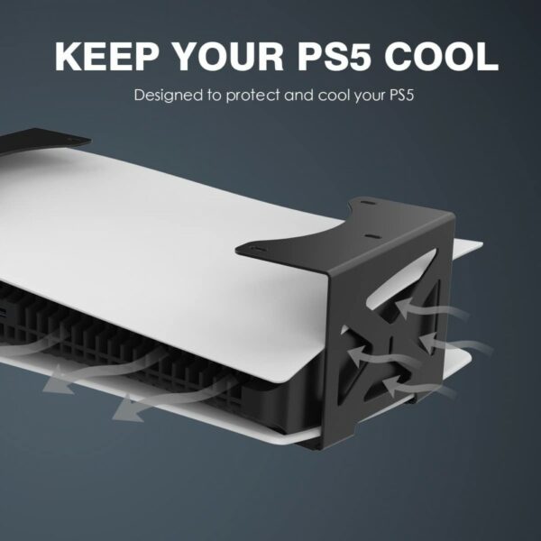 metal under desk mount for ps5 and ps5 slim