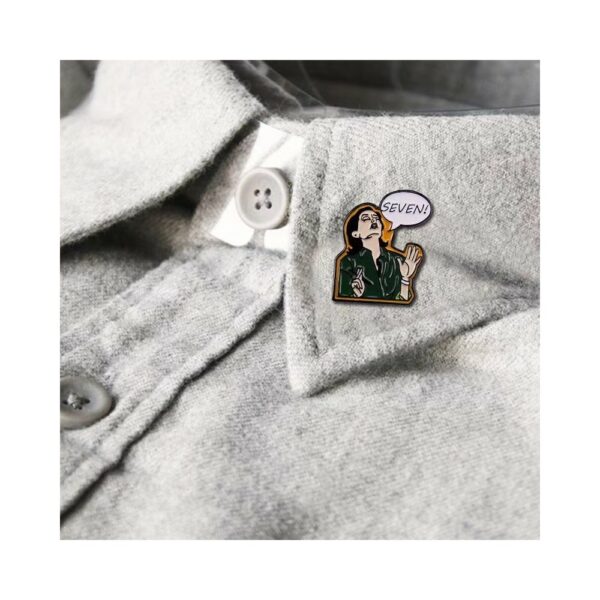 friends monica seven enamel pin (20490501199)