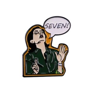friends monica seven enamel pin (20490501199)