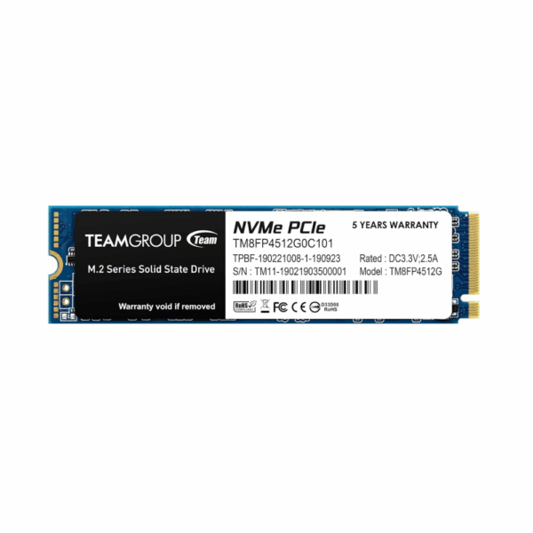 teamgroup mp34 nvme m.2 internal ssd (512gb)