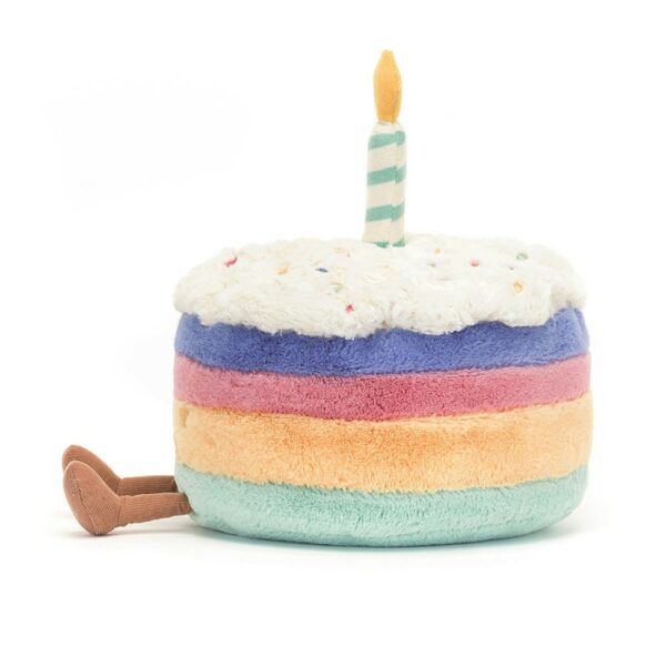 rainbow birthday cake plush