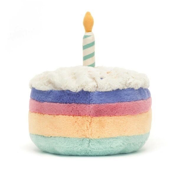 rainbow birthday cake plush