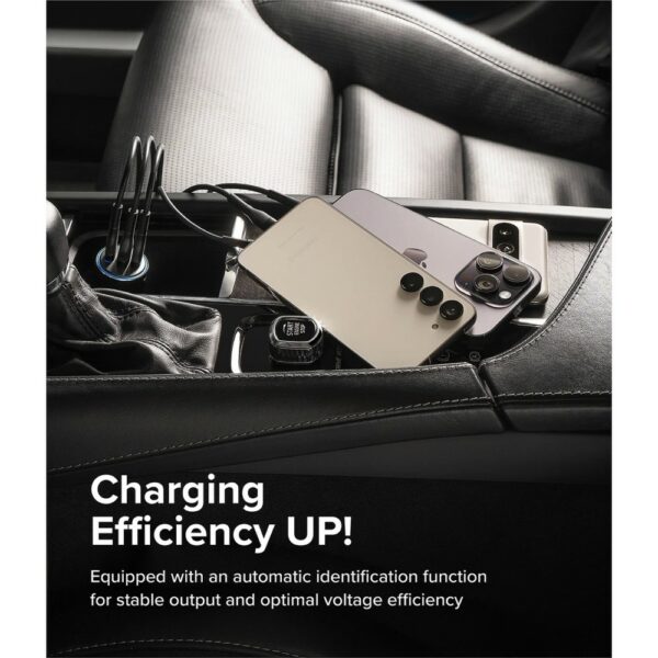 ringke 3 port car fast charger
