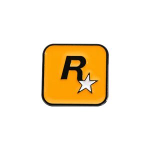 rockstar game logo enamel pin