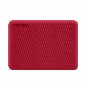 toshiba canvio advance portable hdd (red)