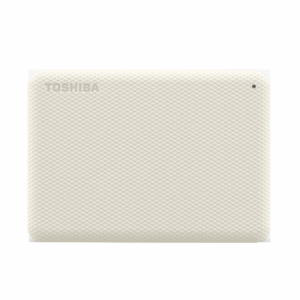 toshiba canvio advance portable hdd (white)