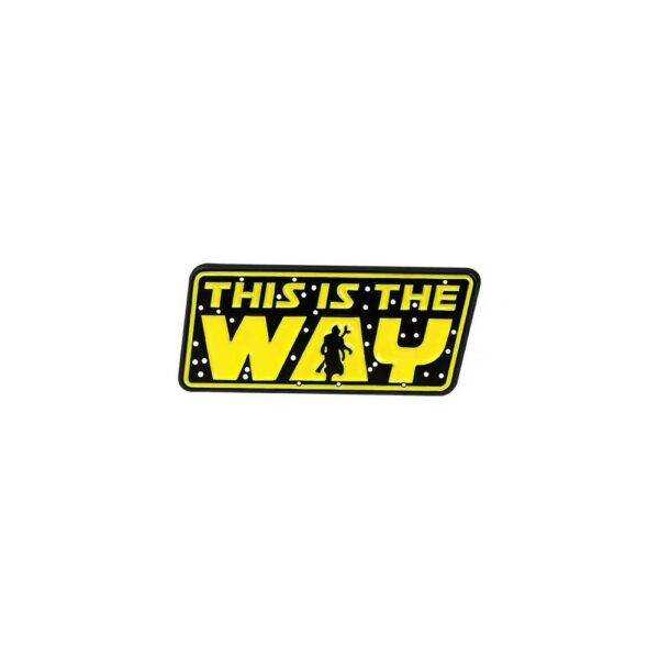 star wars the mandalorian "this is the way" enamel pin