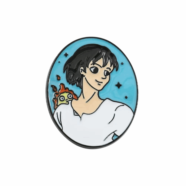 studio ghibli characters enamel pins