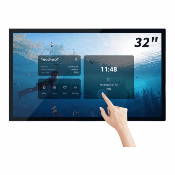 touchwo capacitive touch screen all in one/ monitor 32" (td32 s82 a04) (built in windows10 trial)