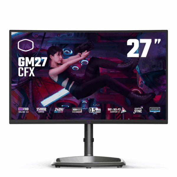cooler master gm27 cfx gaming monitor 27"