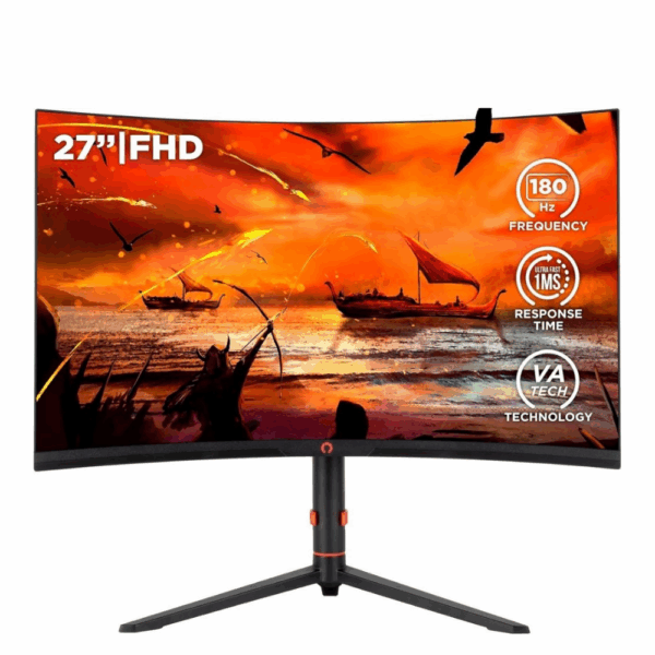 konix drakkar shadow 27" curved gaming monitor (3328170290753)