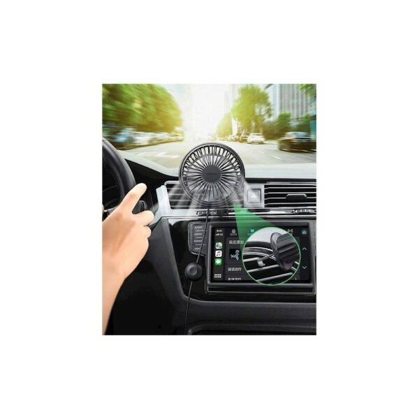 ugreen 10421 air vent car electric fan, black