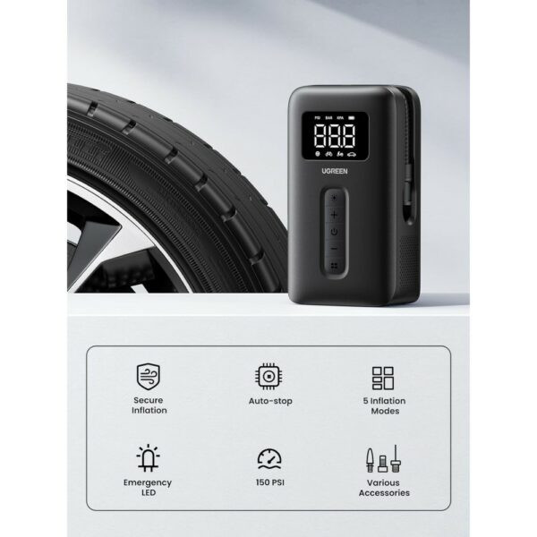 ugreen 15951 portable tire inflator