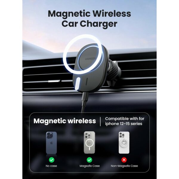 ugreen 25925 magnetic wireless car charger