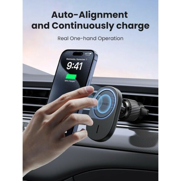 ugreen 25925 magnetic wireless car charger