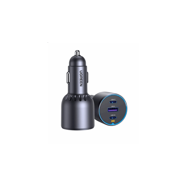 ugreen 35024 75w 3 port fast car charger
