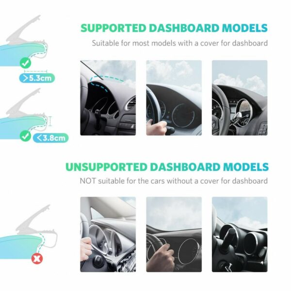 ugreen 40998 dashboard clip car mount