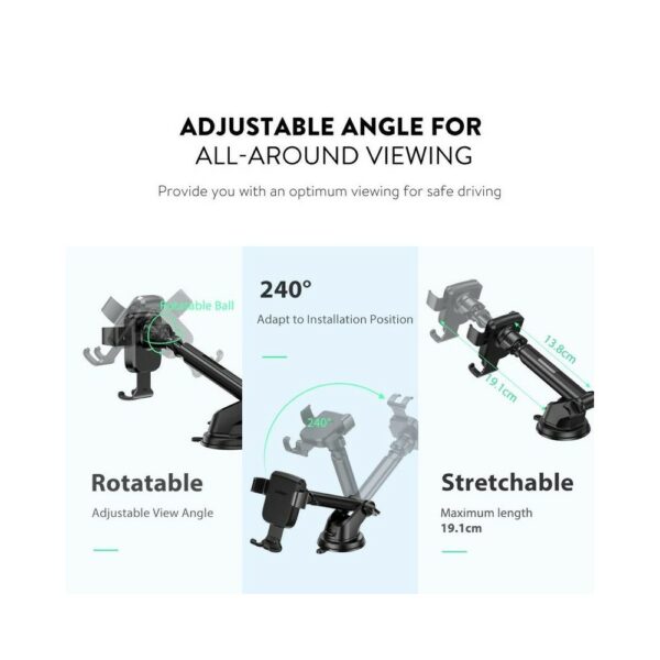 ugreen 60990 suction cup car mount