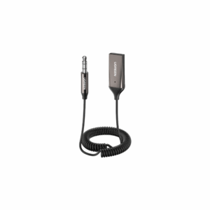 ugreen 70601 bluetooth car receiver aux with mic (space gray)