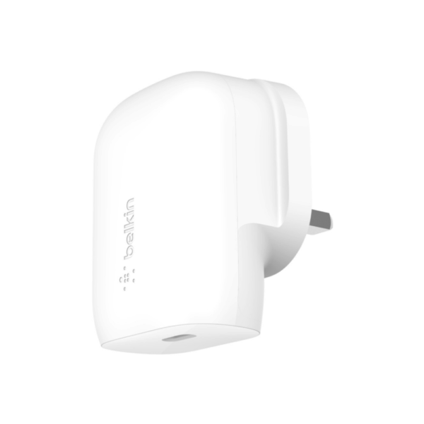 belkin boost↑charge™ usb c® pd 3.0 pps wall charger 30w(wca005mywh)