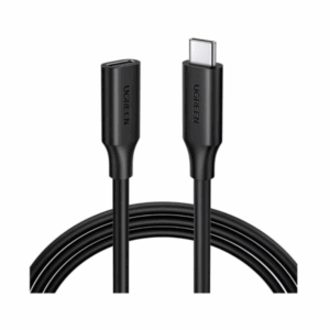 ugreen 10387 usb c/m to usb c/f gen2 5a extension cable 1m (black)