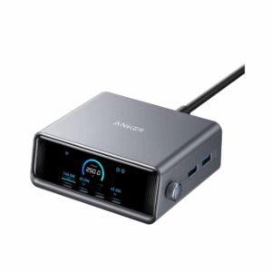 anker prime 250w gan desktop charger 6 ports silver (a2345241)