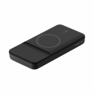 belkin magnetic wireless power bank 5k + stand (bpd004btbk/wt)