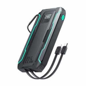 joyroom jr l017 22.5w outdoor power bank 10000mah with dual cables