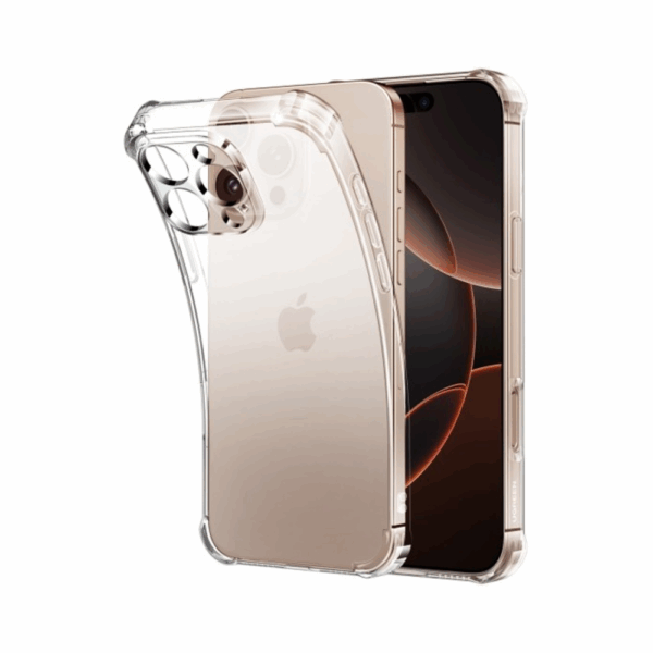 ugreen 45915 bright cushion protective case for iphone 16 pro (clear)