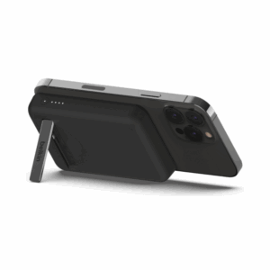 belkin magnetic wireless power bank 5k + stand (bpd004btbk/wt)