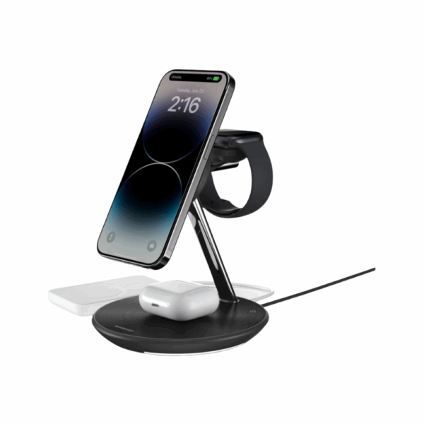 mageasy 5 in 1 power station magnetic wireless charging stand