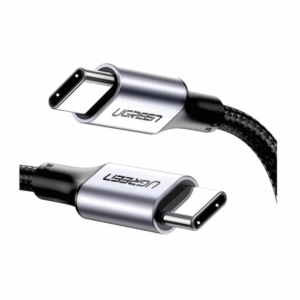 ugreen 70428 usb c to usb c 2.0 cable 100w alu case with braid 1.5m (space gray)