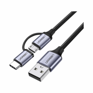ugreen 20313 usb c to lightning silicone cable 1m (navy blue)