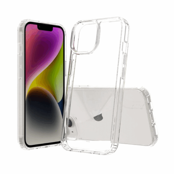 araree flexield light clear/light black cover case iphone 15