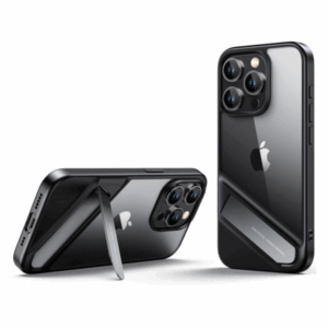 ugreen 25405 kickstand protective case for iphone 15 plus (black)