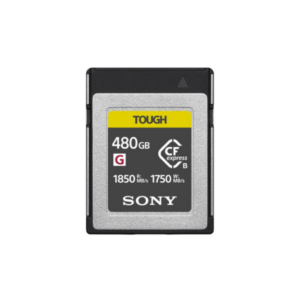 sony cfexpress type b tough 480gb memory card