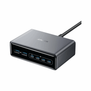 anker prime 250w gan desktop charger 6 ports silver (a2345241)