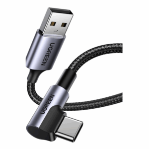 ugreen 50942 right angle usb a to usb c cable 2m (space gray)