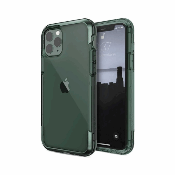 x doria defense air midnight green case iphone 11 pro