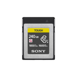 sony cfexpress type b tough memory card (240gb)