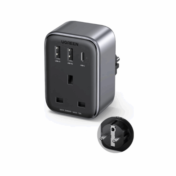 ugreen 15290 30w travel adapter (eu to uk)