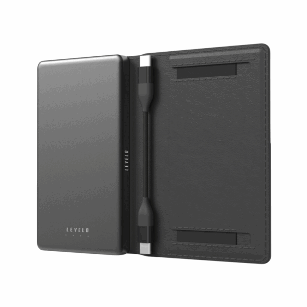levelo vermont portable 3 in 1 wallet power bank
